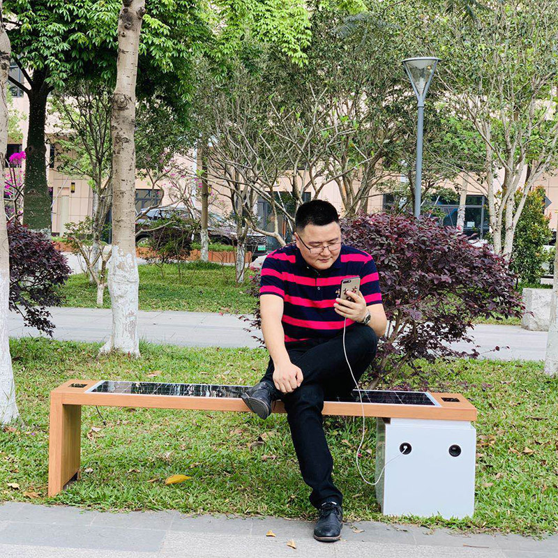 Thiết kế thời trang Âm nhạc Hiển thị Sạc pin năng lượng mặt trời WiFi Lẩu Nội thất vườn thông minh